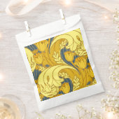 blauw goudpatroon bedankzakje (Geknipt)