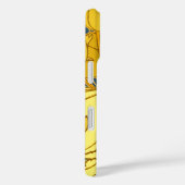 blauw goudpatroon Case-Mate iPhone case (Achterkant / Rechts)