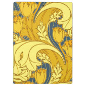  blauw goudpatroon klembord (Achterkant)