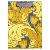  blauw goudpatroon klembord (Voorkant)