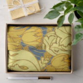 blauw goudpatroon tissuepapier (Geschenk)