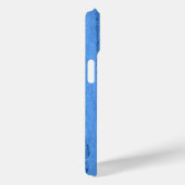 Blauw granietpatroon, blauwe marmer, blauwe steen Case-Mate iPhone case (Achterkant / Rechts)