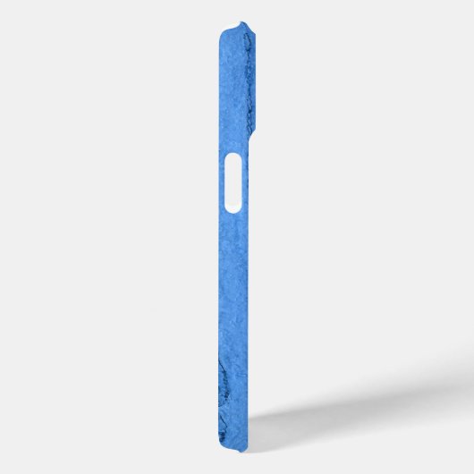 Blauw granietpatroon, blauwe marmer, blauwe steen Case-Mate iPhone case (Achterkant / Rechts)