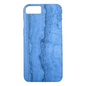 Blauw granietpatroon, blauwe marmer, blauwe steen Case-Mate iPhone case (Achterkant)