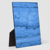 Blauw granietpatroon, blauwe marmer, blauwe steen fotoplaat (Zijkant)