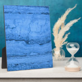 Blauw granietpatroon, blauwe marmer, blauwe steen fotoplaat (Zijkant)