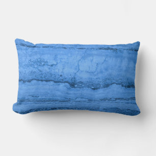 Blauw granietpatroon, blauwe marmer, blauwe steen kussen