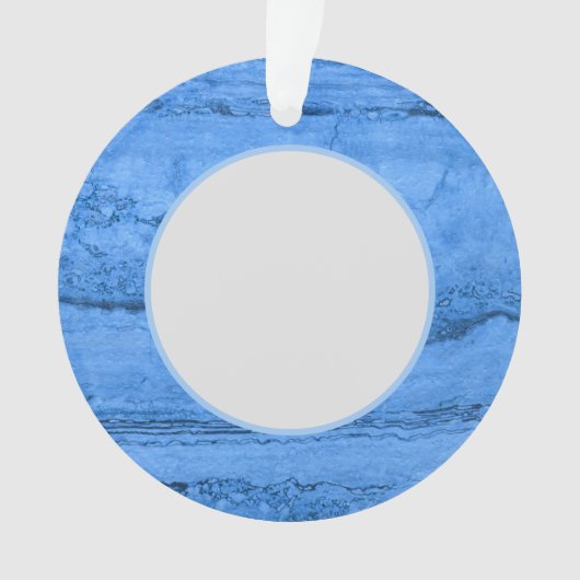 Blauw granietpatroon, blauwe marmer, blauwe steen ornament (voorkant)