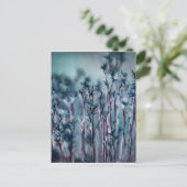 Blauw Gras Briefkaart (Staand voorkant)