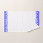 Blauw Grecian Frieze-ontwerp Bad Handdoek (Handdoek)