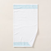 Blauw Grecian Frieze-ontwerp Bad Handdoek (Handdoek)