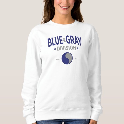 Blauw & Grijs Afdeling - 29ID Vrouwen Trui (Voorkant)