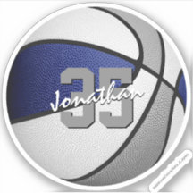 Blauw grijs basketbal team partij gunsten