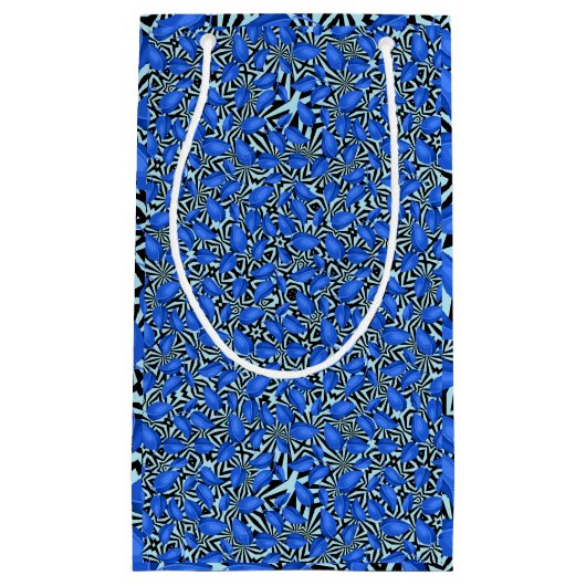 Blauw grijs BG Klein Cadeauzakje (Voorkant)
