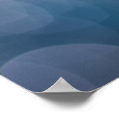 Blauw grijs bokeh, abstracte achtergrond. poster (Hoek)