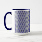 BLAUW GRIJS BREISEL Navy Combo Mok (Links)