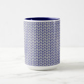 BLAUW GRIJS BREISEL Navy Combo Mok (Midden)