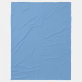 Blauw-grijs (Crayola) (effen kleur) Fleece Deken (Voorkant)