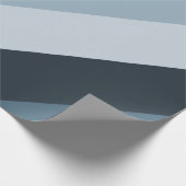 Blauw & Grijs Diagonaal Gestreept | Willekeurige l Cadeaupapier (Hoek)