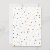 Blauw Grijs Eerste Reis Rond De Zon Tijd Capsule K Kaart (Achterkant)