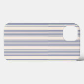 Blauw-grijs en beige vijf stripe patronen Case-Mate iPhone case (Achterkant (horizontaal))
