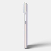 Blauw-grijs en beige vijf stripe patronen Case-Mate iPhone case (Achterkant / Links)