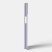 Blauw-grijs en beige vijf stripe patronen Case-Mate iPhone case (Achterkant / Rechts)