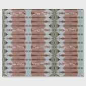 Blauw grijs en bruin cadeaupapier (Vlak)