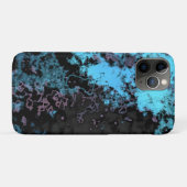 Blauw, Grijs en Paarse Marmer Abstract Case-Mate iPhone Case (Achterkant (horizontaal))