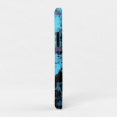 Blauw, Grijs en Paarse Marmer Abstract Case-Mate iPhone Case (Achterkant/rechts)