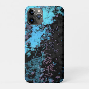 Blauw, Grijs en Paarse Marmer Abstract Case-Mate iPhone Case