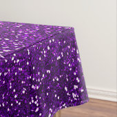 Blauw, grijs en paarse verloop glitters tafelkleed (Voorbeeld)