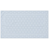 Blauw grijs en wit elegant Damasstijlpatroon Tafelkleed (Voorkant (Horizontaal))