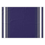Blauw-grijs en witstempeldoek tafelkleed (Voorkant (Horizontaal))