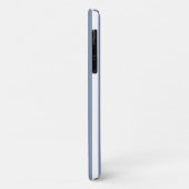 Blauw grijs en witte candy strepen Case-Mate iPhone case (Achterkant/links)