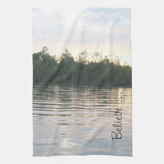 Blauw grijs en zwart theedoek (Verticaal)