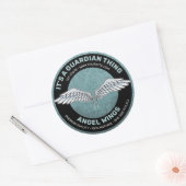 Blauw - Grijs etiket (Envelop)