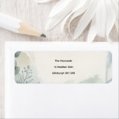 Blauw Grijs Eucalyptus Retouradres Label (Insitu)