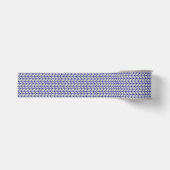 BLAUW GRIJS GEBREID 7,62 cm breed grosgrain lint (Voorkant)