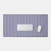 BLAUW GRIJS GEBREID Bureaublad Studio Mat  (Keyboard & Muis)