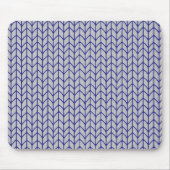 BLAUW GRIJS GEBREID Muismat (Voorkant)