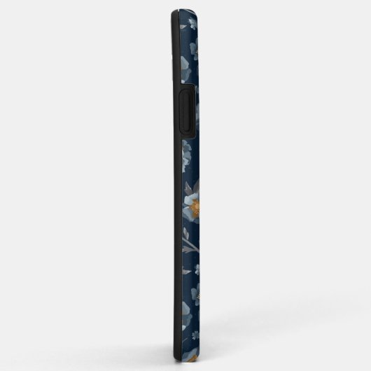 Blauw grijs geel papaver Case-Mate iPhone case (Achterkant/rechts)