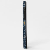 Blauw grijs geel papaver Case-Mate iPhone case (Achterkant/links)