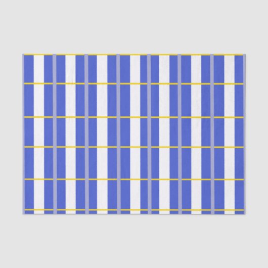 Blauw, grijs, geel papier voor cheques (Voorkant)