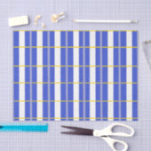 Blauw, grijs, geel papier voor cheques (Craft)