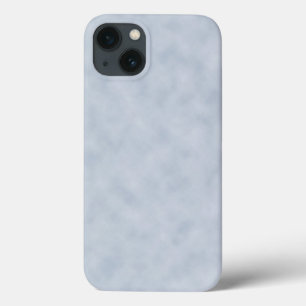  blauw grijs geperkamenttextiel iPhone 13 hoesje