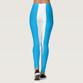 Blauw / Grijs Gestreepte Leggings 1 (Achterkant)