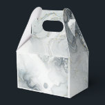 Blauw Grijs & Goud Beachy Waterverf Strand Wedding Bedankdoosjes<br><div class="desc">Overeenkomende objecten beschikbaar.</div>