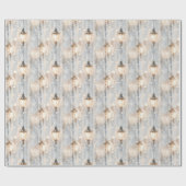 Blauw Grijs Licht Lantaarn Cadeaupapier (Vlak)