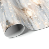 Blauw Grijs Licht Lantaarn Cadeaupapier (Rol Hoek)